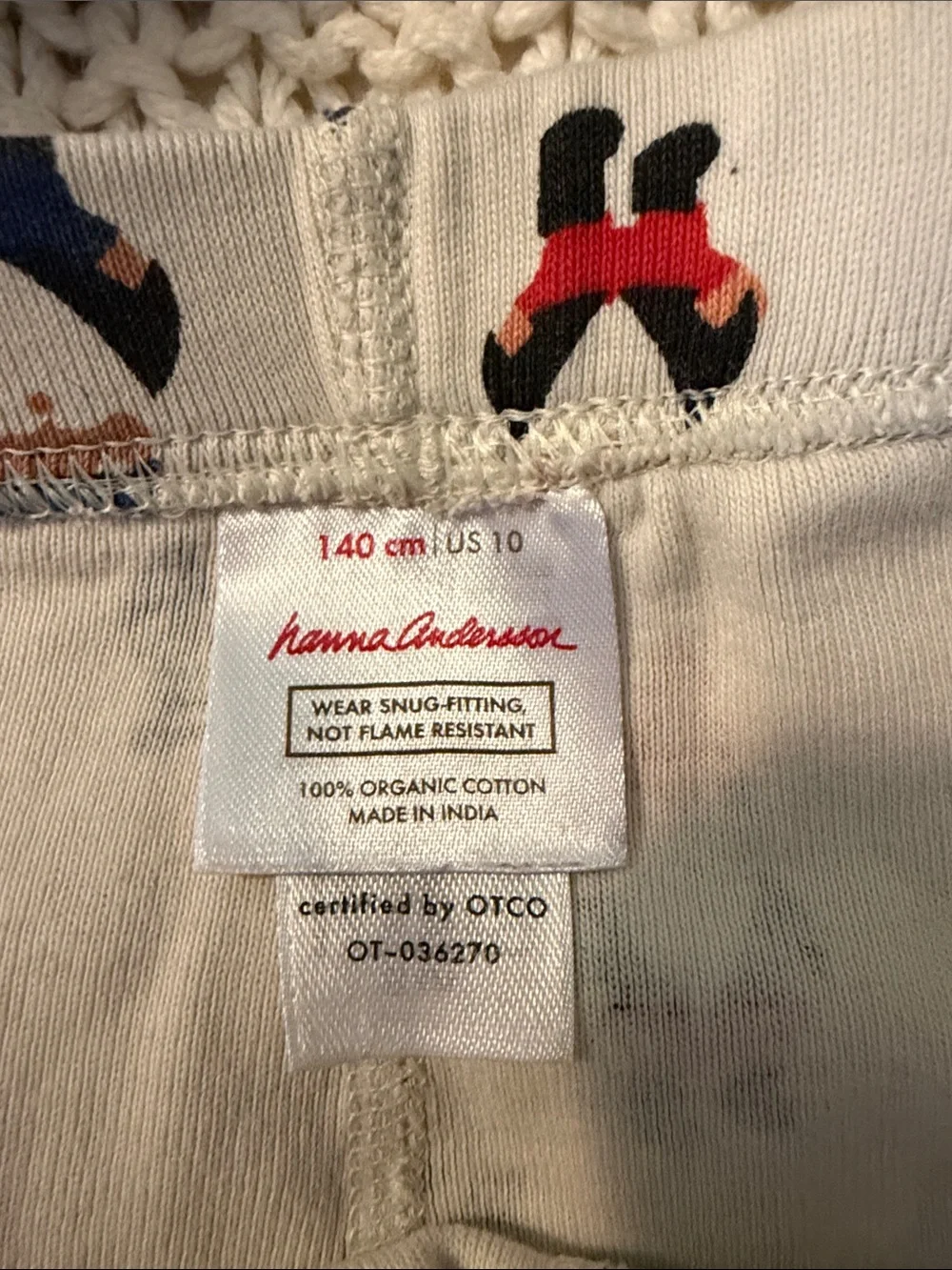 Hanna Andersson Gnome Print Pajama Set - Long Sleeve & Pants